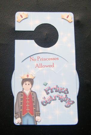 Perfect Prince Spinnin' Door Hanger by Charlie Angel