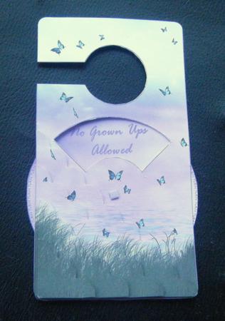 Butterflies Across the Ocean Spinnin' Door Hanger by Charlie Angel