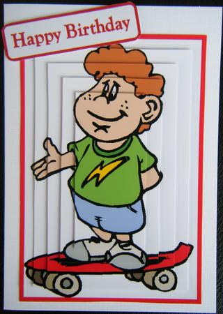 Skateboard Kid by Charlie Angel
