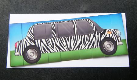 Dl Zebra Stripe Stretch Limousine with Side Stacker Topper by Charlie Angel