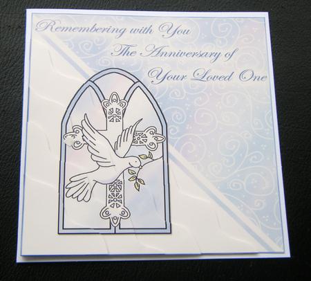 Anniversary of Losing a Loved One Wavy Corner Side Stacker by Charlie Angel