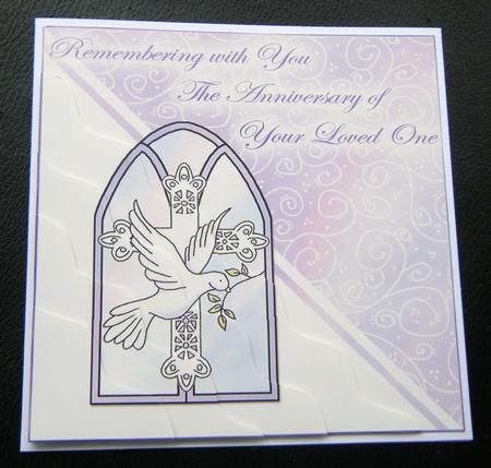 Anniversary of Losing a Loved One Wavy Corner Side Stacker by Charlie Angel