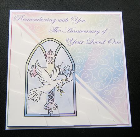 Anniversary of Losing a Loved One Wavy Corner Side Stacker by Charlie Angel