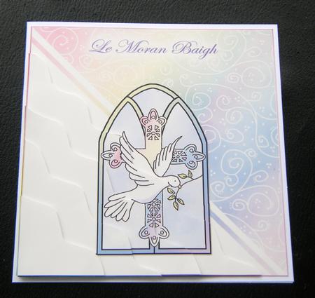 Scottish Gaelic Sympathy Wavy Corner Side Stacker by Charlie Angel