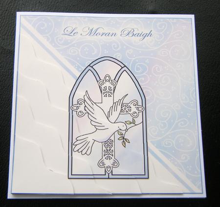 Scottish Gaelic Sympathy Wavy Corner Side Stacker by Charlie Angel