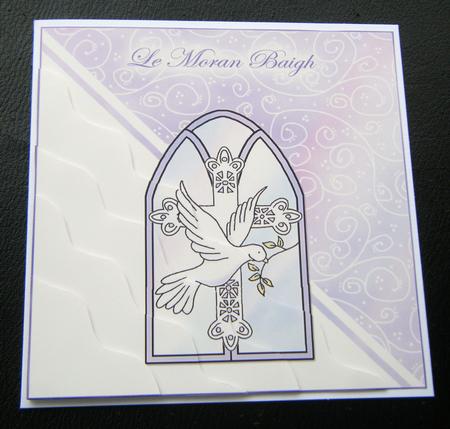 Scottish Gaelic Sympathy Wavy Corner Side Stacker by Charlie Angel
