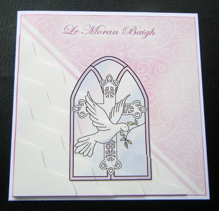 Scottish Gaelic Sympathy Wavy Corner Side Stacker by Charlie Angel