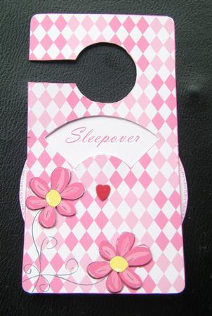 Funky Flowers Spinnin' Door Hanger by Charlie Angel