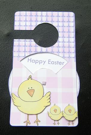 The Chick Family Female Spinnin' Door Hanger by Charlie Angel