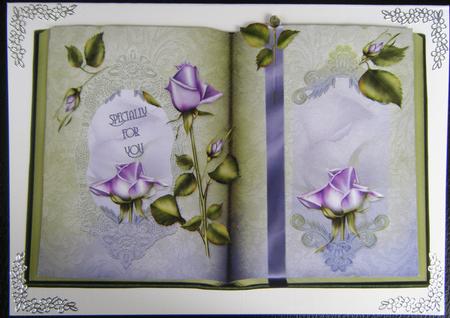 Lavender Book of Roses by Charlie Angel