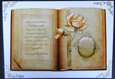 Golden Wedding Book of Roses by Charlie Angel