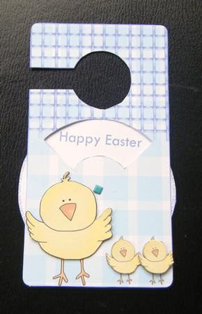 The Chick Family Male Spinnin' Door Hanger by Charlie Angel