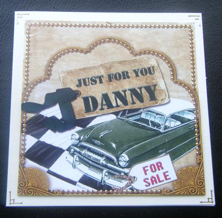 Green Car Danny Scallop Topper and Base by Charlie Angel