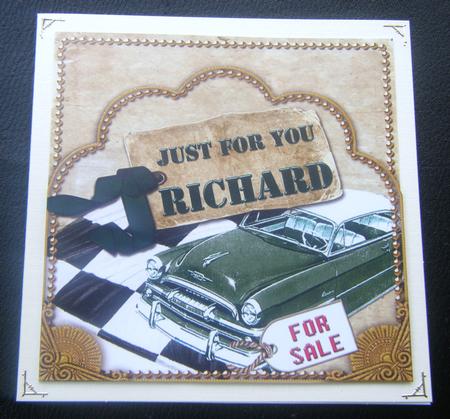 Green Car Richard Scallop Topper and Base by Charlie Angel