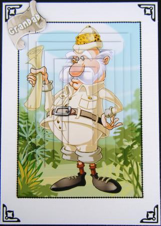 Old Explorer Dude Pyramid. by Charlie Angel