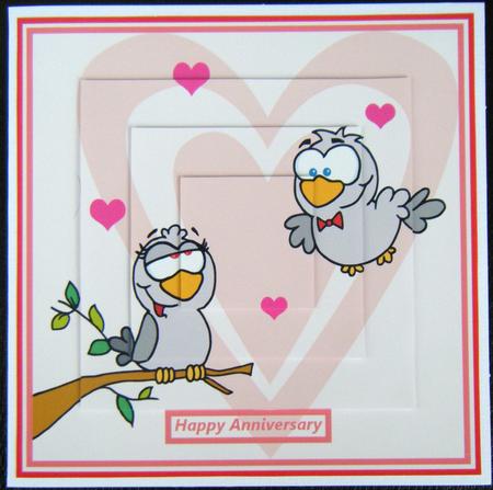 Happy Anniversary Birds by Charlie Angel