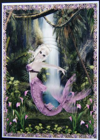 Mermaid in the Falls by Charlie Angel