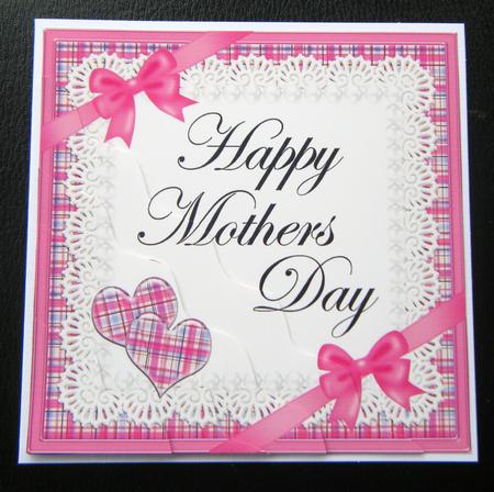 Tartan Mothers Day Wavy Corner by Charlie Angel