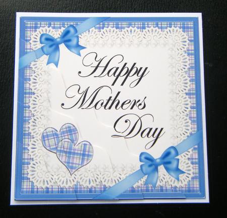 Tartan Mothers Day Wavy Corner by Charlie Angel