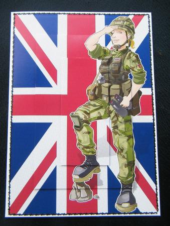 British Army Lady A4. by Charlie Angel