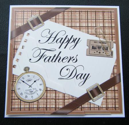 Tartan Fathers Day Wavy Corner by Charlie Angel
