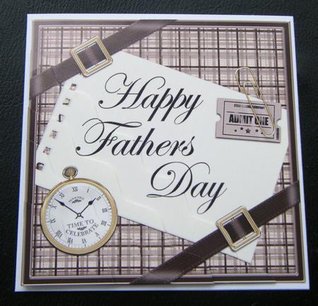 Tartan Fathers Day Wavy Corner by Charlie Angel