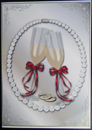 Wedding Day Cheers! Quick Card by Charlie Angel