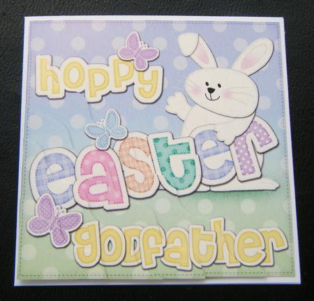 Hoppy Easter Godfather Bunny Boy Felties Wavy Corner by Charlie Angel
