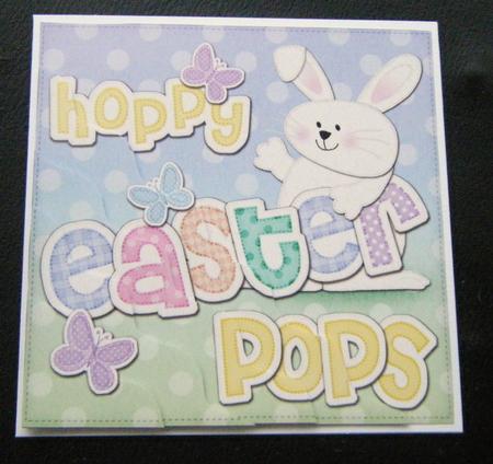 Hoppy Easter Pops Bunny Boy Felties Wavy Corner by Charlie Angel