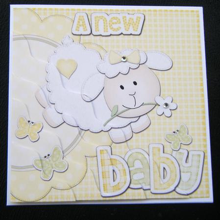 A New Baby Lamb Felties Wavy Corner by Charlie Angel