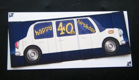 40th Birthday Dl Stretch Limosine Side Stacker by Charlie Angel