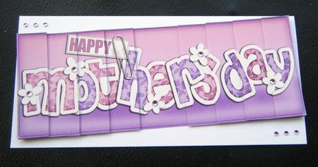 Dl Mothers Day Felties Side Stacker Topper by Charlie Angel