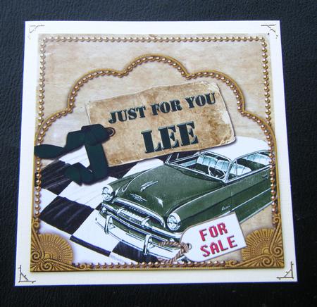 Green Car Lee Scallop Topper and Base by Charlie Angel