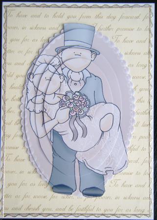 Just Married Doodles Pyramage by Charlie Angel
