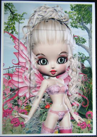 Elinor Fairy A4 Card Front by Charlie Angel
