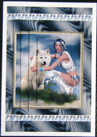 Squaw and Wolf Pyrimage by Charlie Angel