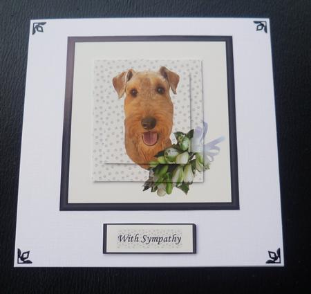 Airedale Terrier Sympathy Pyramid by Charlie Angel
