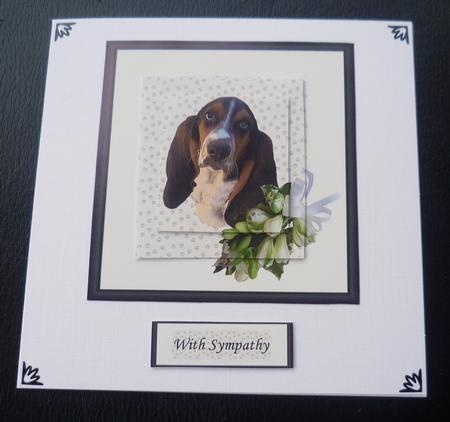 Basset Hound Sympathy Pyramid by Charlie Angel