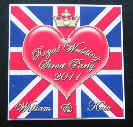Royal Wedding Wavy Corner Side Stacker Topper by Charlie Angel