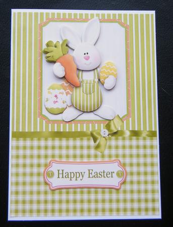 Easter Bunny Boy Step by Step Card by Charlie Angel