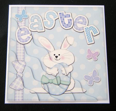 Easter Egg Bunny Boy Felties Wavy Corner by Charlie Angel