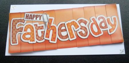 Dl Fathers Day Felties Side Stacker Topper by Charlie Angel