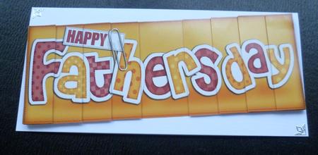 Dl Fathers Day Felties Side Stacker Topper by Charlie Angel