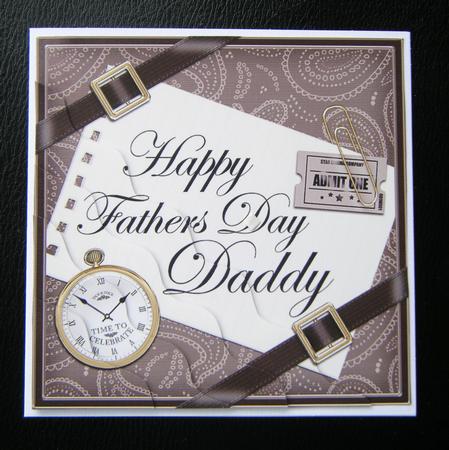 Happy Fathers Day Daddy Wavy Corner by Charlie Angel