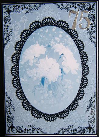 White Carnations and Black Lace by Charlie Angel