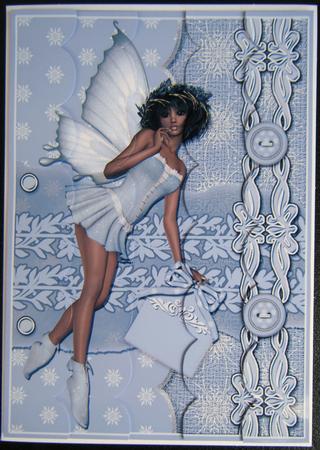 Maria Faerie Blue, Tunnel Card Sheet by Charlie Angel