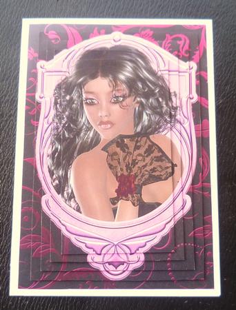 Dark Beauty Pyramid Card by Charlie Angel