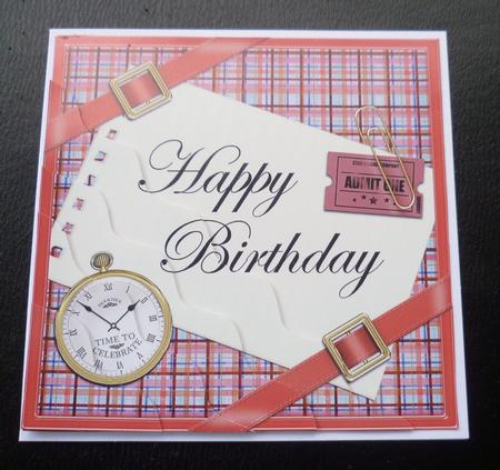 Tartan Birthday Day Wavy Corner by Charlie Angel