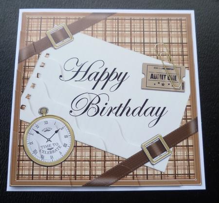Tartan Birthday Day Wavy Corner by Charlie Angel