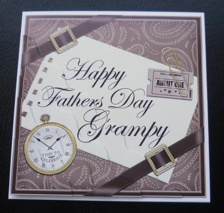 Happy Fathers Day Grampy Wavy Corner by Charlie Angel